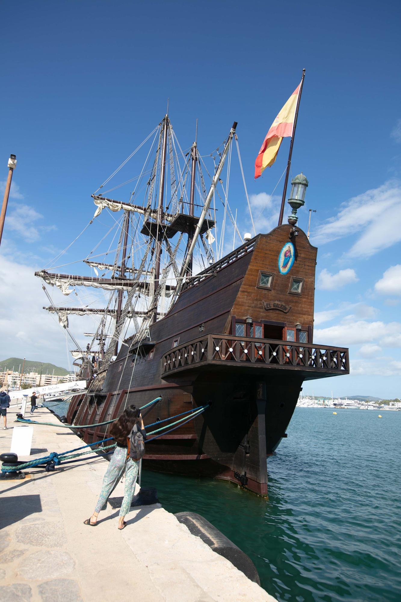 El galeón ‘Andalucía’ recala en Ibiza