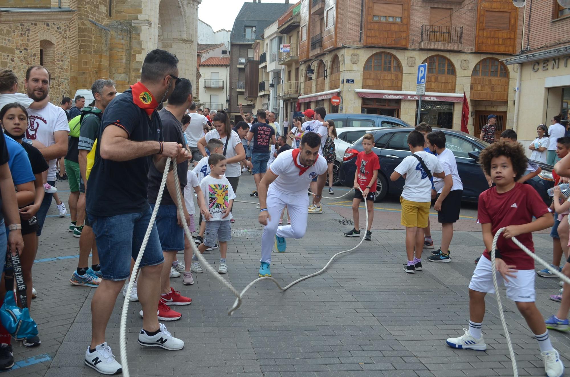 Fiestas del Toro: Así corren los carretones en Benavente