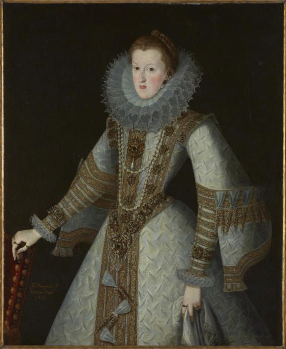 "Margarita de Austria, 1607". Juan Pantoja de la Cruz