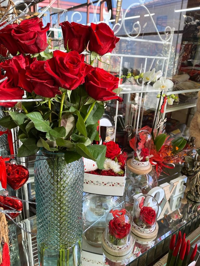 Las rosas rojas, un clásico del Día de los Enamorados