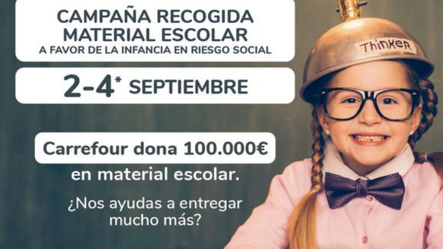 Carrefour y Cruz Roja promueven la ‘Vuelta al Cole Solidaria’ a favor de la infancia vulnerable de Murcia