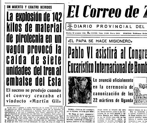 1964: accidente en el Puente Martín Gil