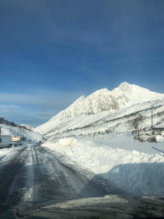 Las imágenes del temporal en Asturias