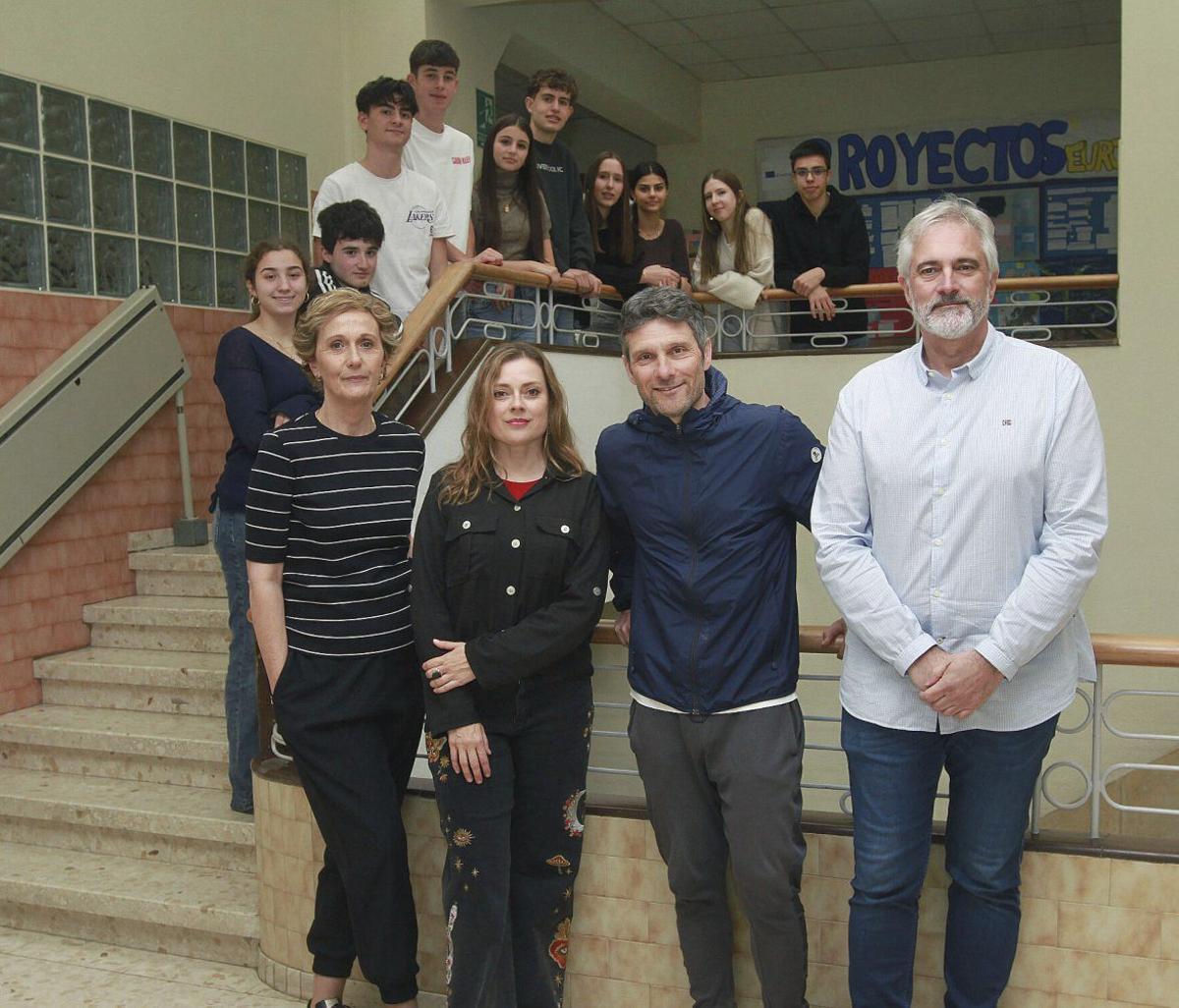Los profesores que participaron en el programa Erasmus+.