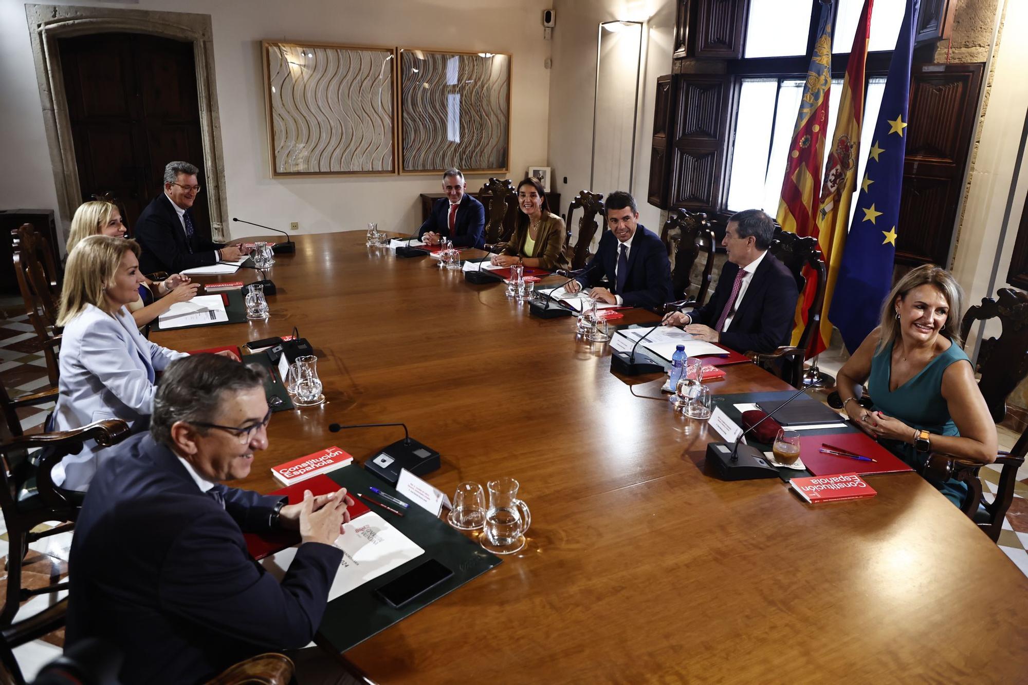 Comparecencia de Carlos Mazón desde el Palau de la Generalitat