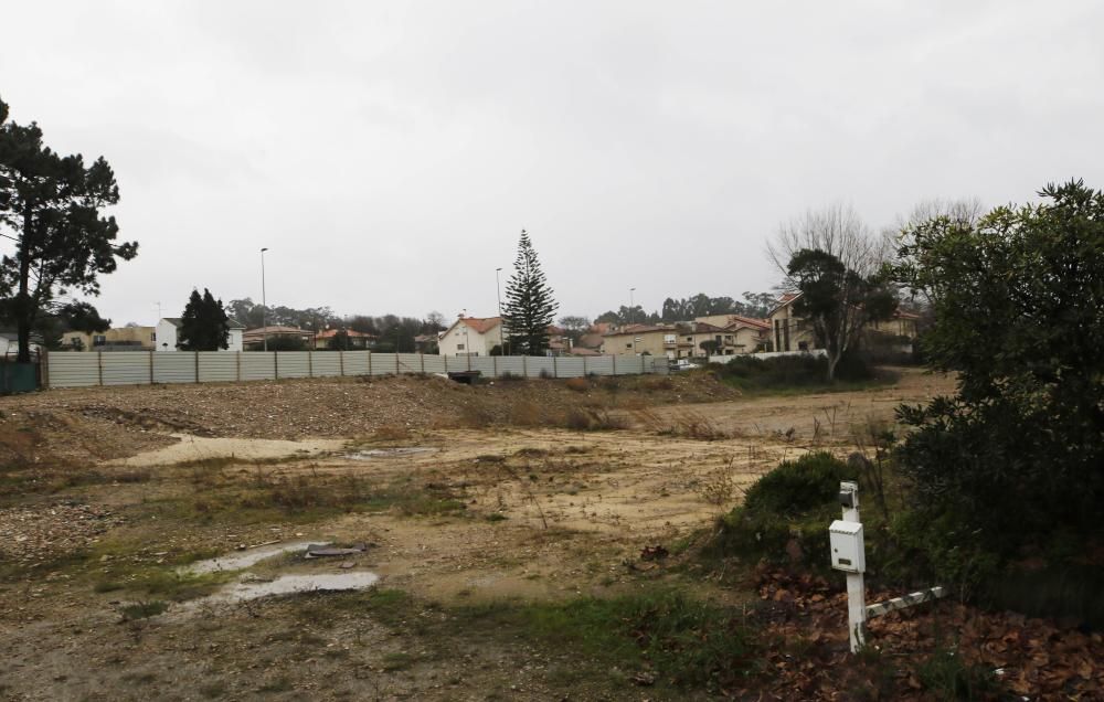 El solar donde se levantará el futuro hotel Samil.