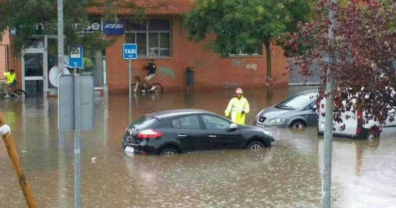 Lluvias en Cáceres