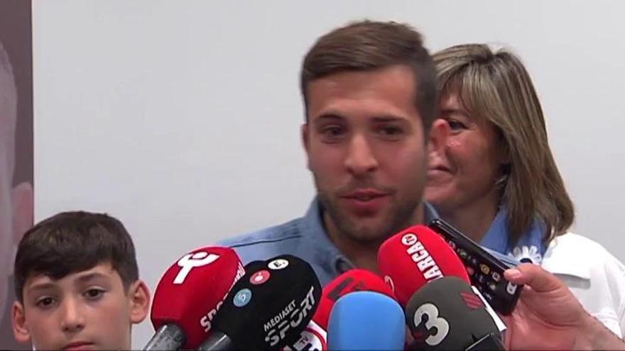 Jordi Alba: &quot;Un doblete es una temporada muy buena&quot;