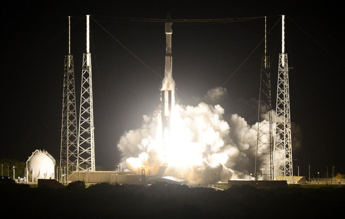 Llançament del coet ’Atlas V’, aquest dijous, des de Cap Canaveral, Florida. Llançament del coet ’Atlas V’, aquest dijous, des de Cap Canaveral, Florida.