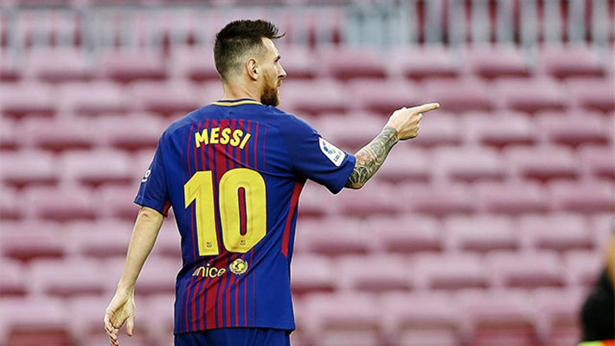 LALIGA | Barça-UD Las Palmas (3-0): Messi marcó el 2-0 a pase de Denis Suárez