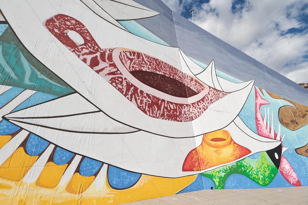 El mural de Candelaria