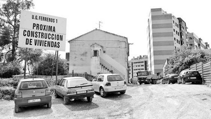 Zona de Ferreros, en Ciudad Naranco.