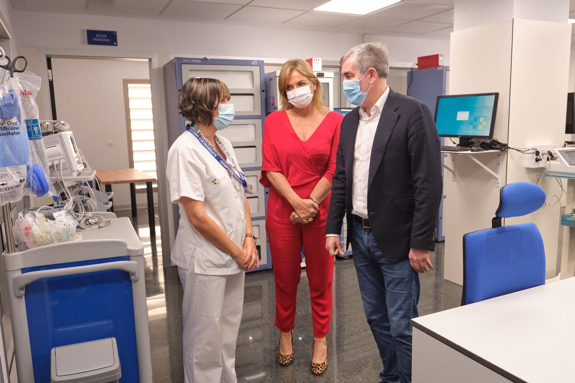 Fernando Clavijo visita el Hospital General de Fuerteventura