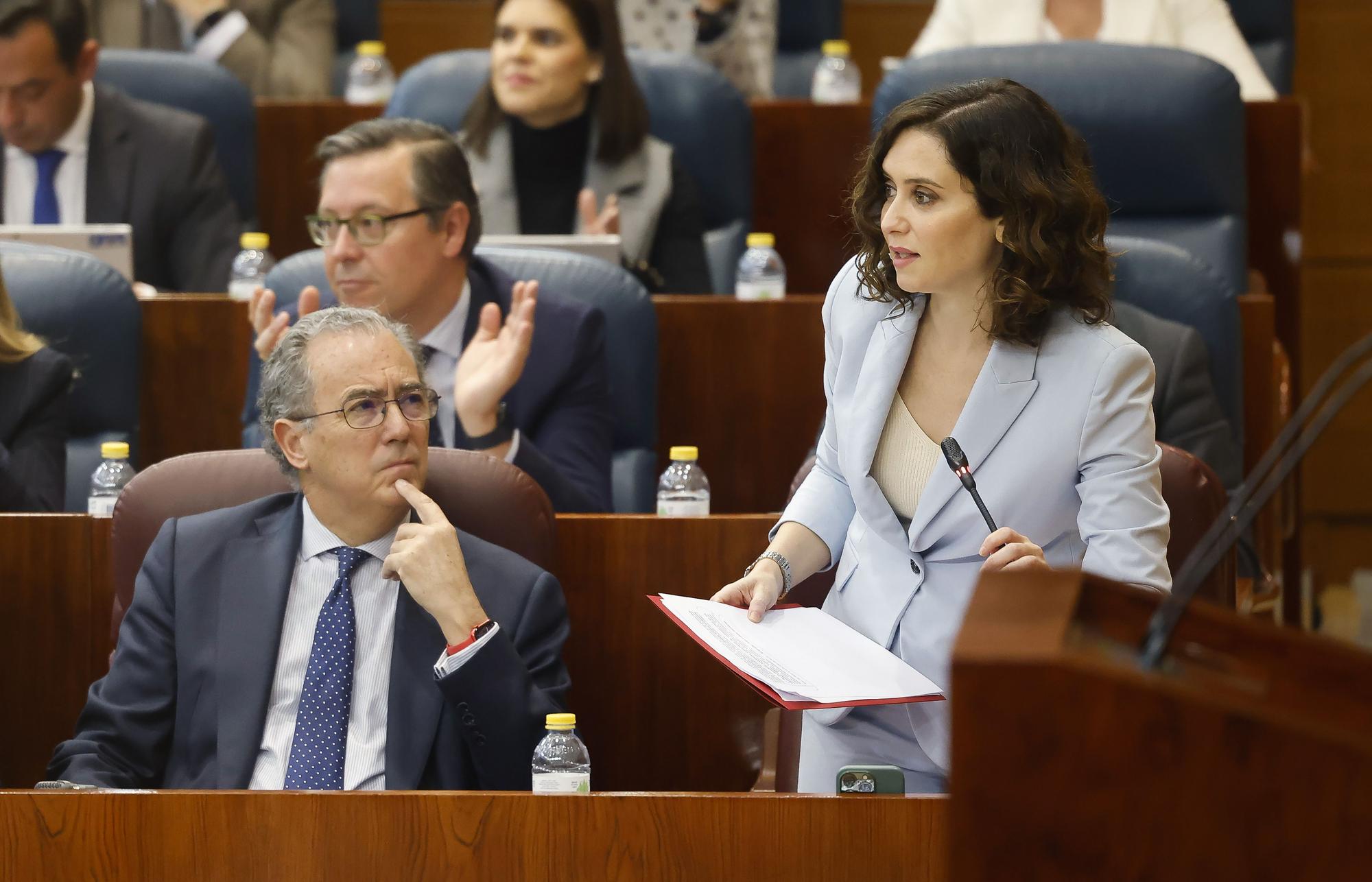 Ayuso en la Asamblea de Madrid