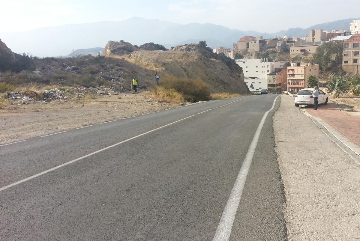 Obras en la carretera RM-514
