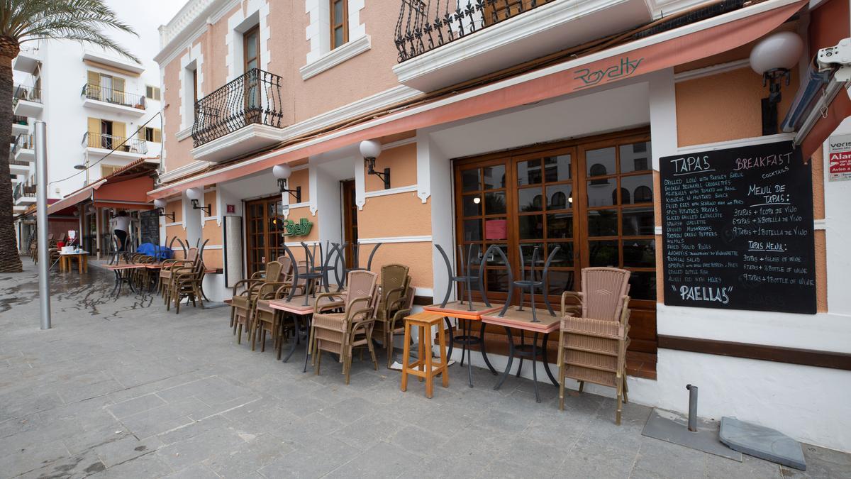 El restaurante Royalty de Santa Eulària está listo para cuando pueda reabrir su terraza.