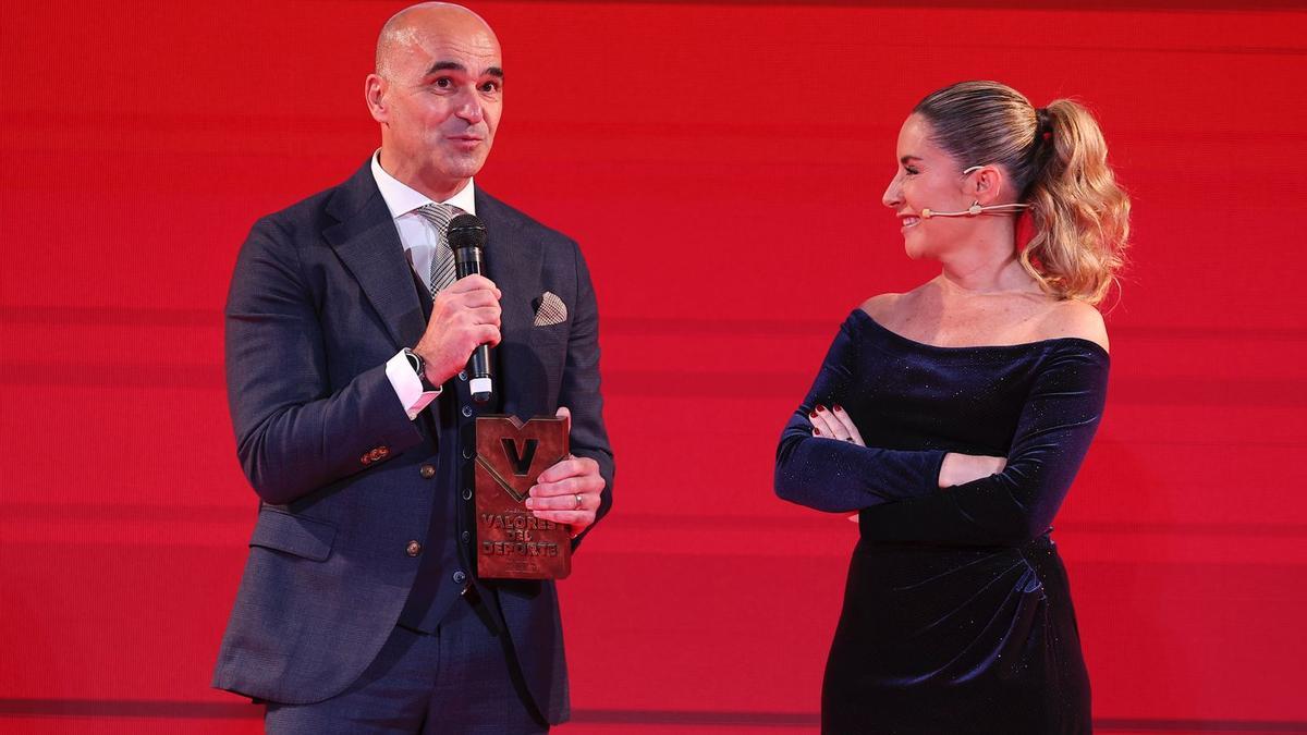 Roberto Martínez recoge el Premio Valores Trayectoria
