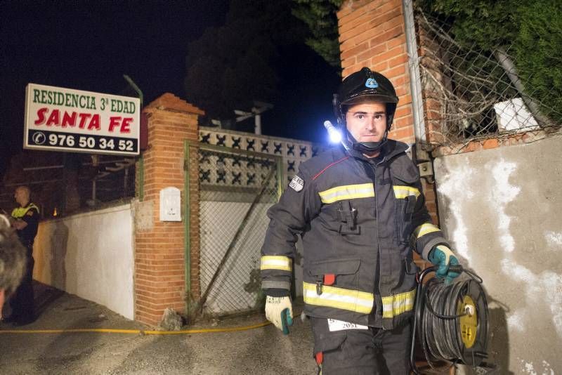 Fotogalería del incendio de la Residencia Santa Fe