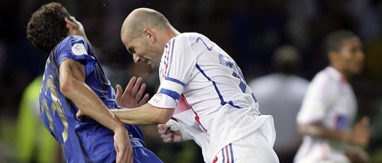 El testarazo de Zidane a Materazzi.