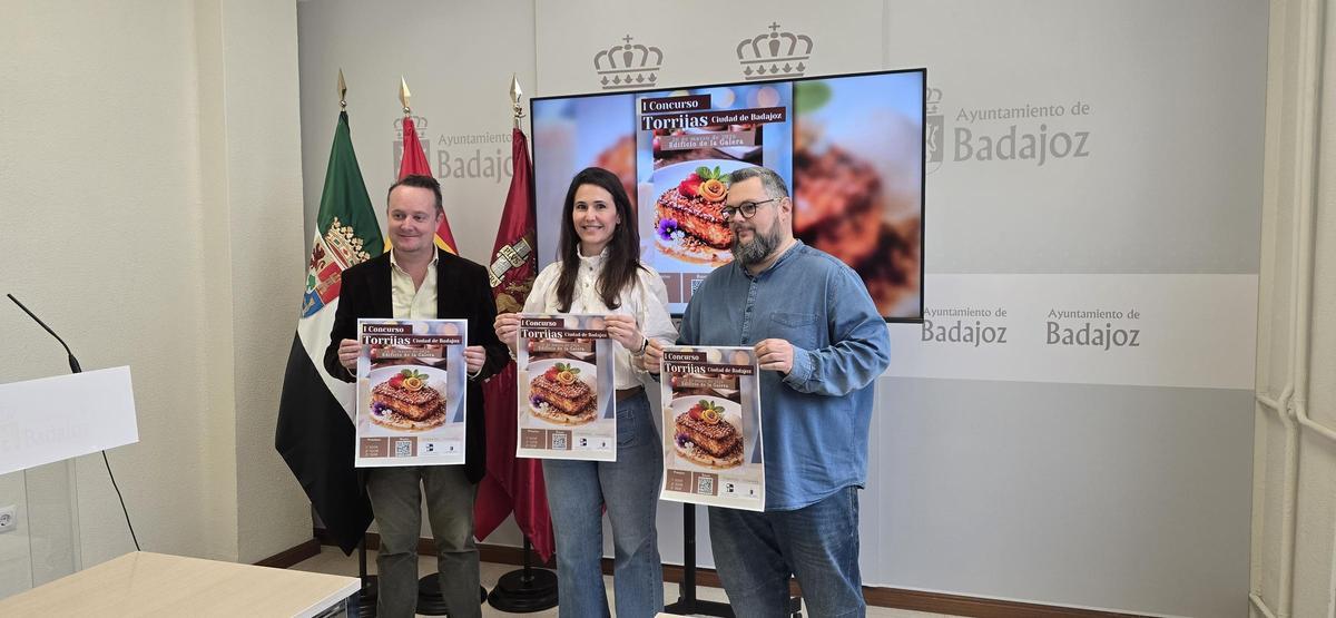 El concejal Rubén Galea y los organizadores en la presentación del concurso esta mañana.