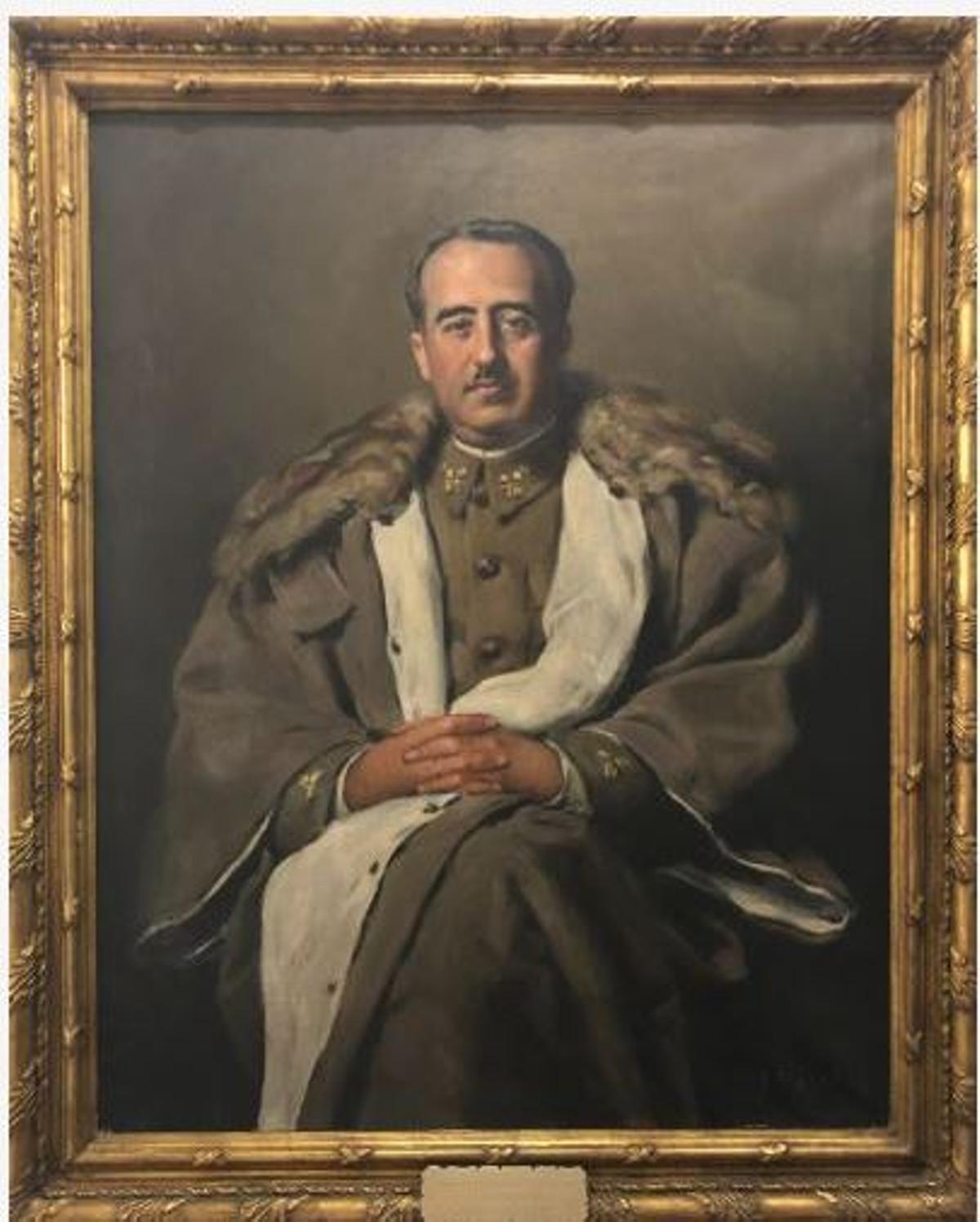 Retrat de Franco pintat per Segrelles.
