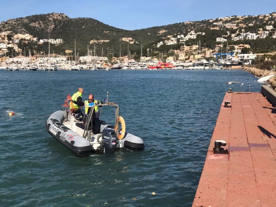 El Port d'Andratx tras el temporal