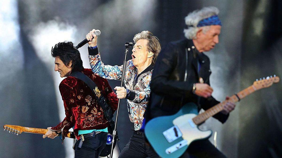 Actuación de Rolling Stones.