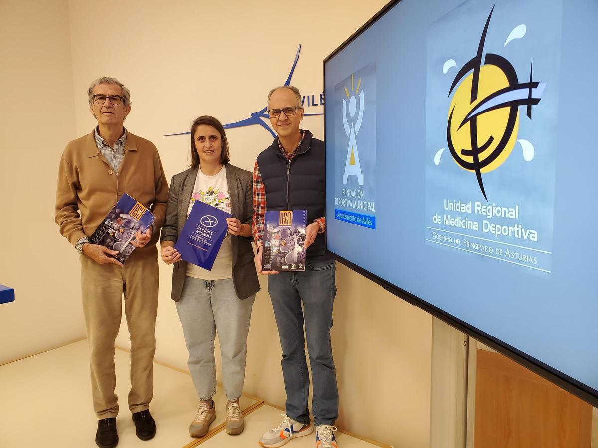 Nicolás Terrados, Manuela Fernández y Juan Carlos Guerrero en la presentación de este miércoles.