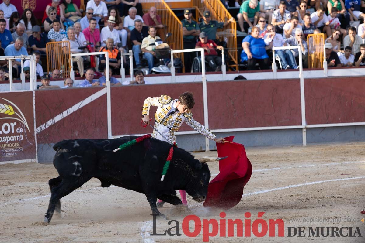 Quinta novillada Feria Taurina del Arroz en Calasparra (Marcos Linares, Diego Bastos y Tristán Barroso)