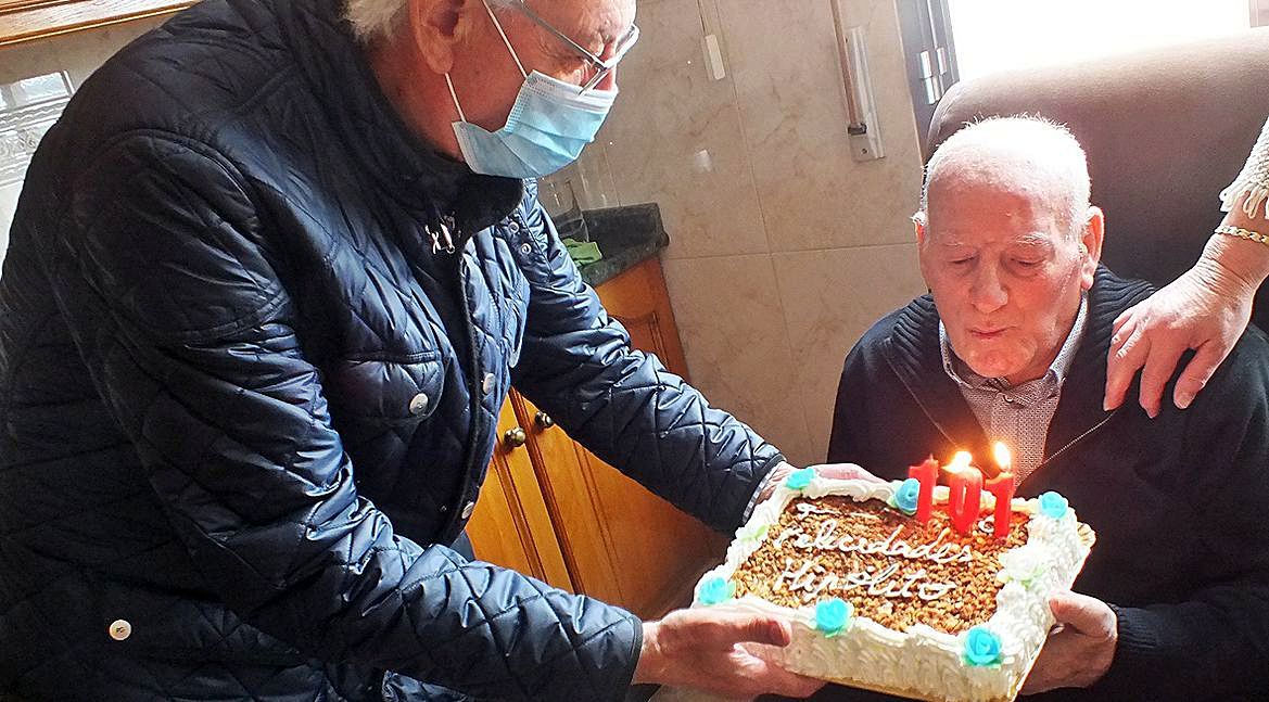 Hipólito Cerqueiras celebró hace unos días su 101 cumpleaños.