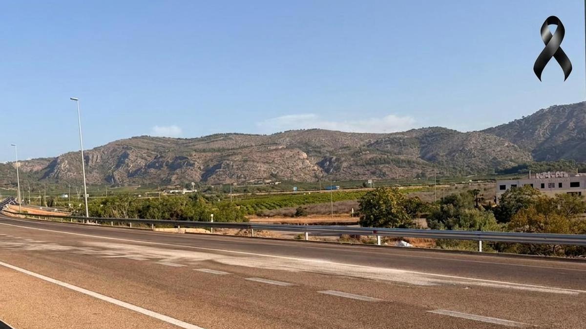 Vídeo: Este domingo aún se podían ver las manchas del trágico accidente sufrido esta madrugada en Castelló