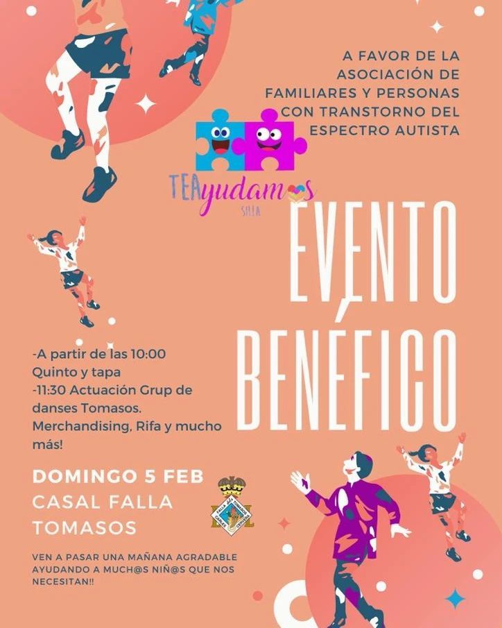 Cartel del evento benéfico de Tomasos