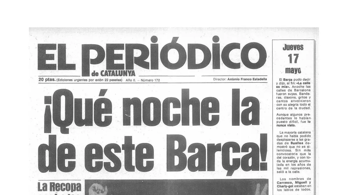 El Periódico de viernes Santo... de 1979, por Sergi Mas
