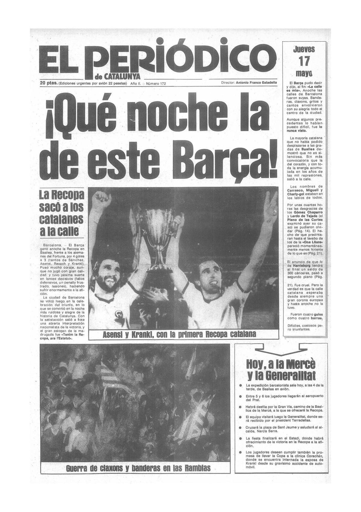 El Periódico en 1979