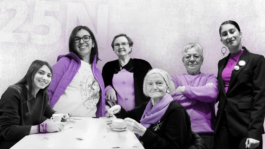 La violencia machista vista por dos generaciones: "Oías frases diciendo de qué clase era ese hombre que no le da cuatro palos a su mujer y la ponía en su sitio"