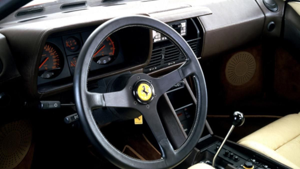 Interior del Ferrari Testarossa