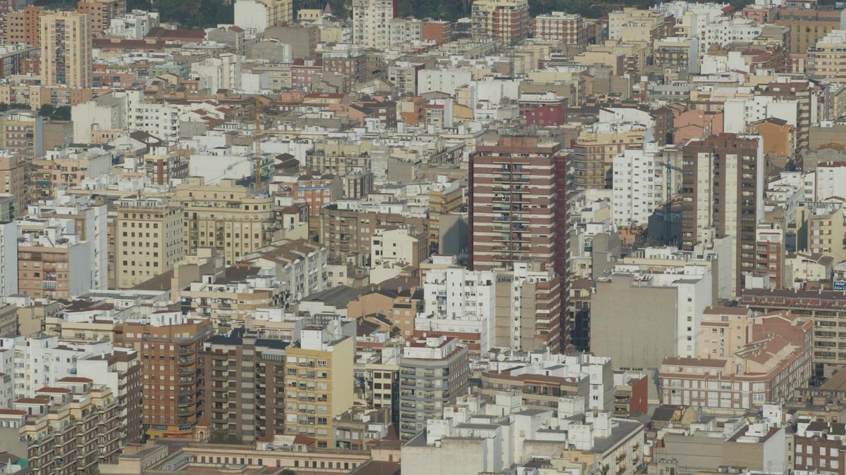 Imagen aérea de la ciudad de Castelló.