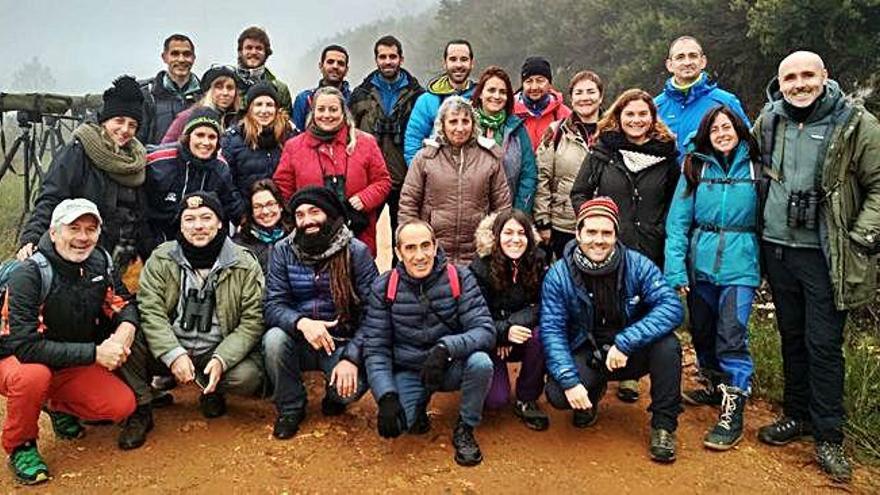 Asistentes al curso sobre turismo lobero organizado en Villardeciervos.