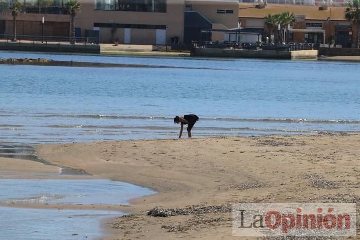 Primer día de paseos al aire libre en Mazarrón