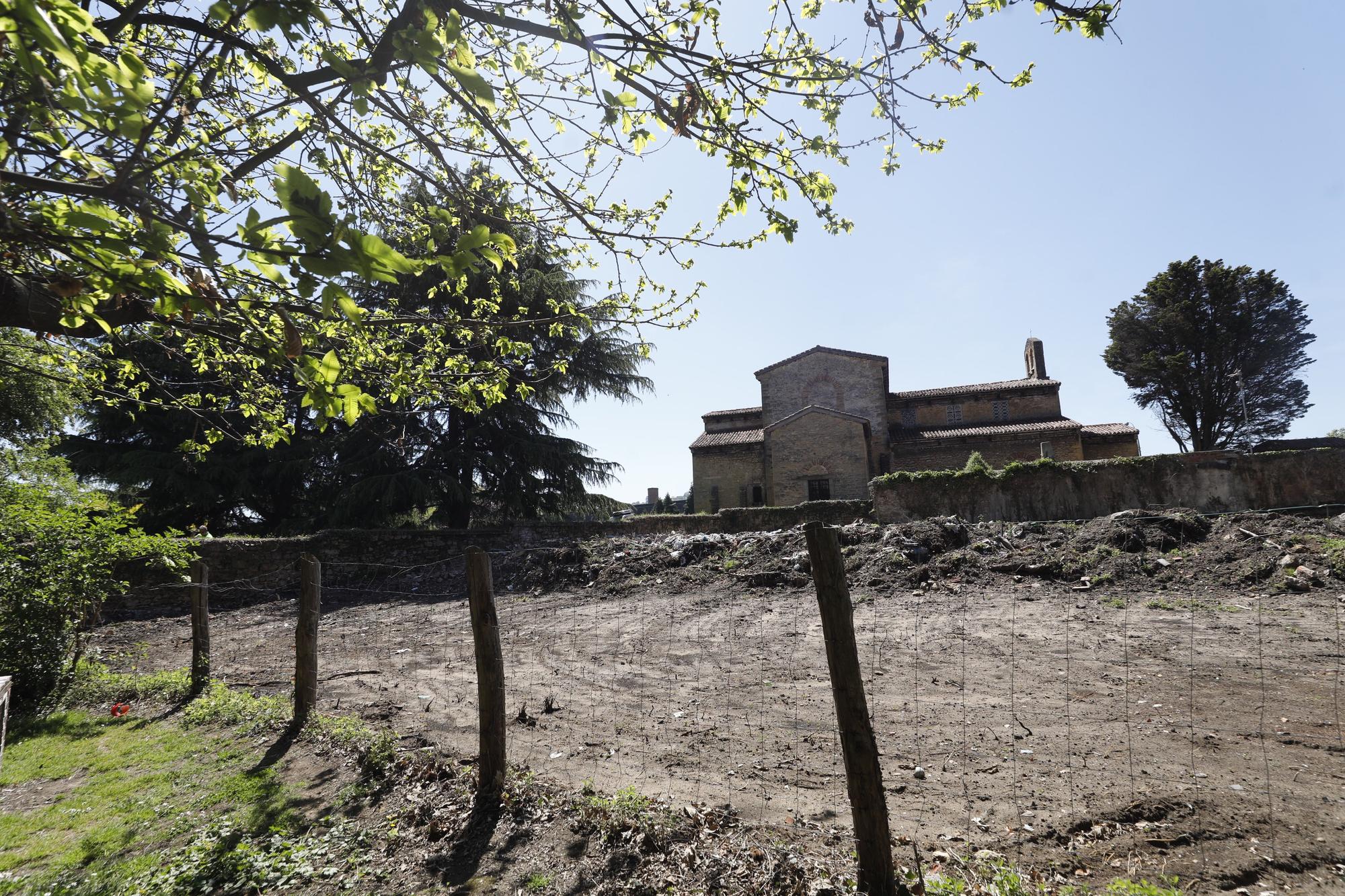 EN IMÁGENES: Vista general de la parcela junto a Santullano