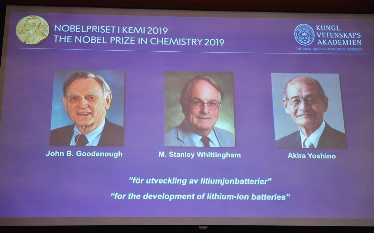 Las baterías de ion-litio, presentes en todos los móviles, se llevan el  Premio Nobel de Química 2019