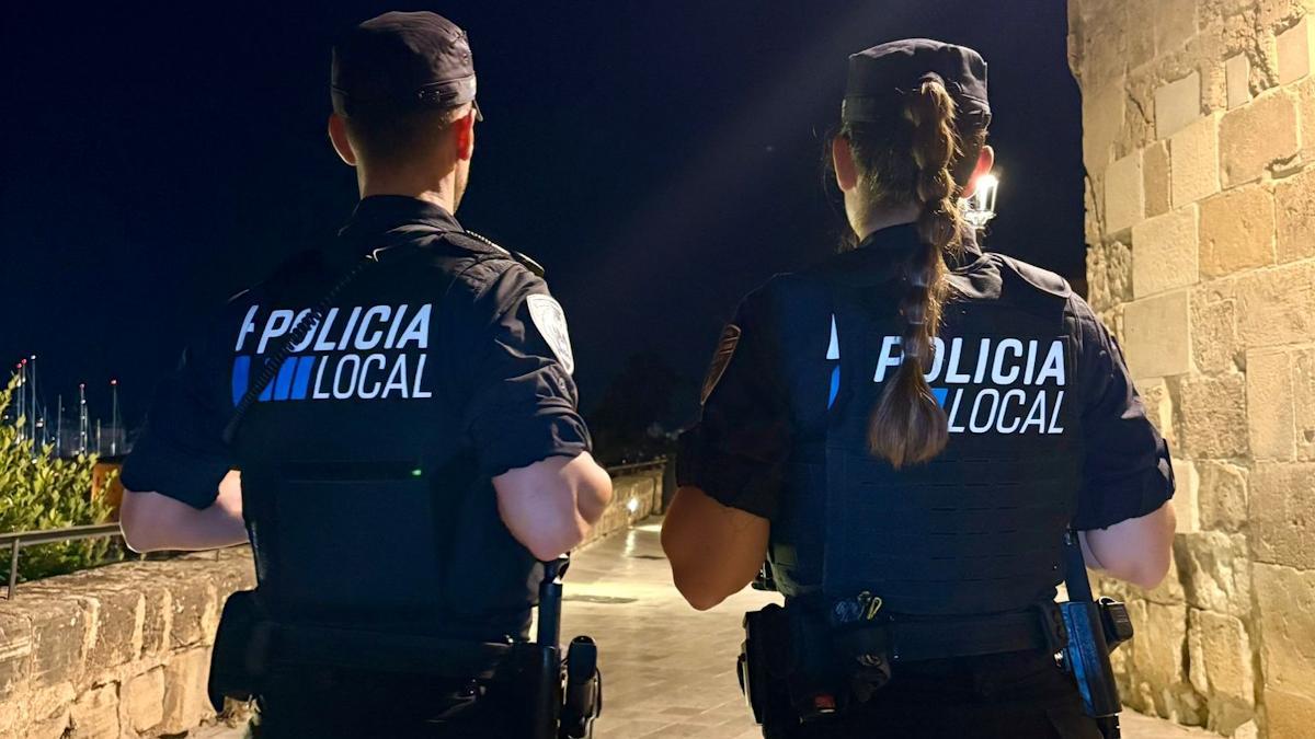 Agentes de la Policía Local de Palma.