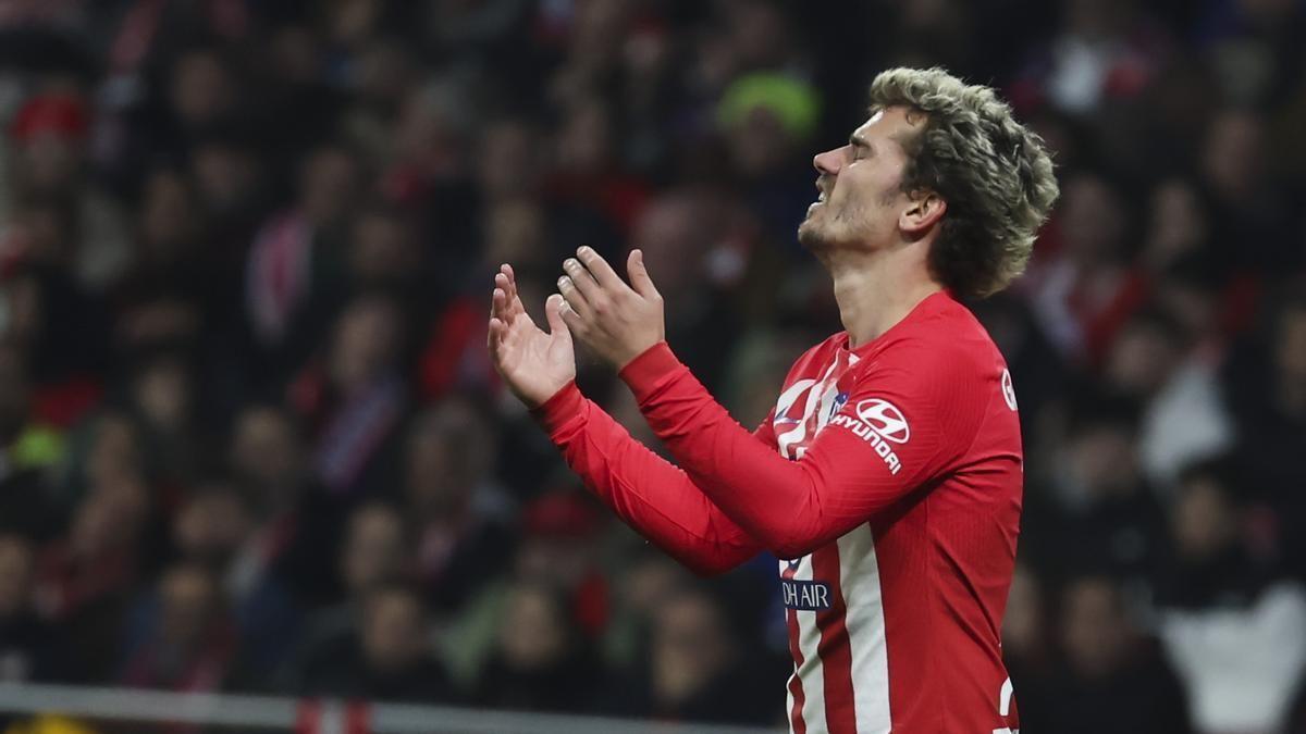 Griezmann, en un partido del Atlético.