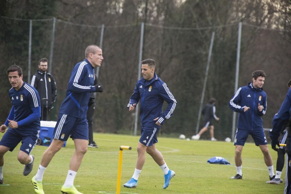 El primer día de Lunin y Luismi en El Requexón