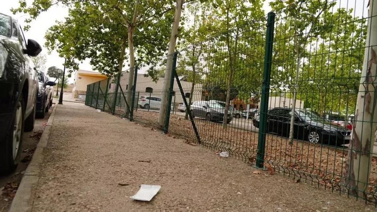 Lugar donde ocurrió el apuñalamiento en el camping de Pozoblanco.