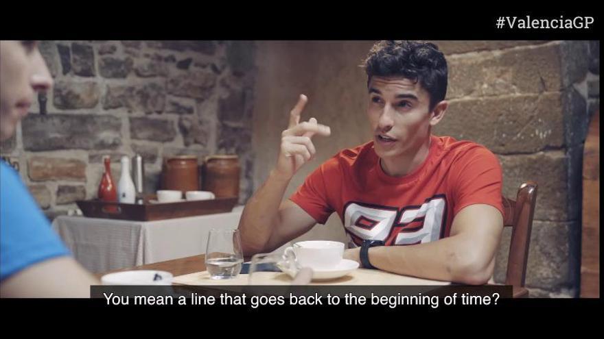 Marc Márquez, protagonista del vídeo del GP de la Comunitat Valenciana