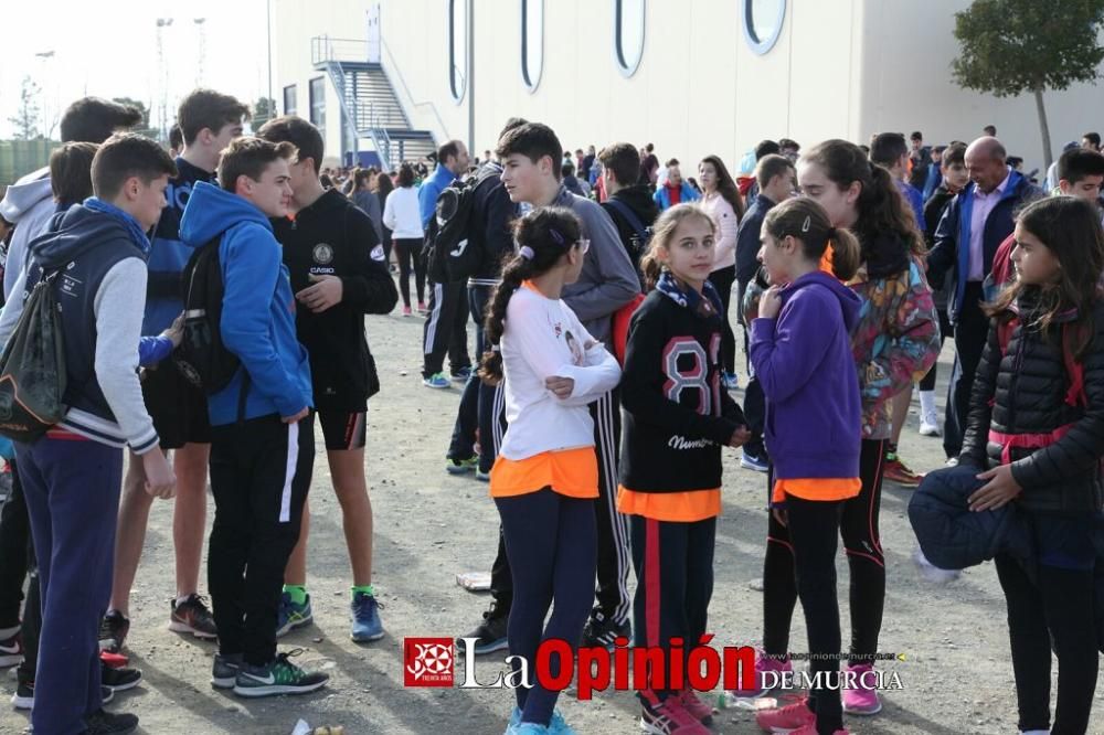 Final Regional de Cross Escolar: entrega de medallas