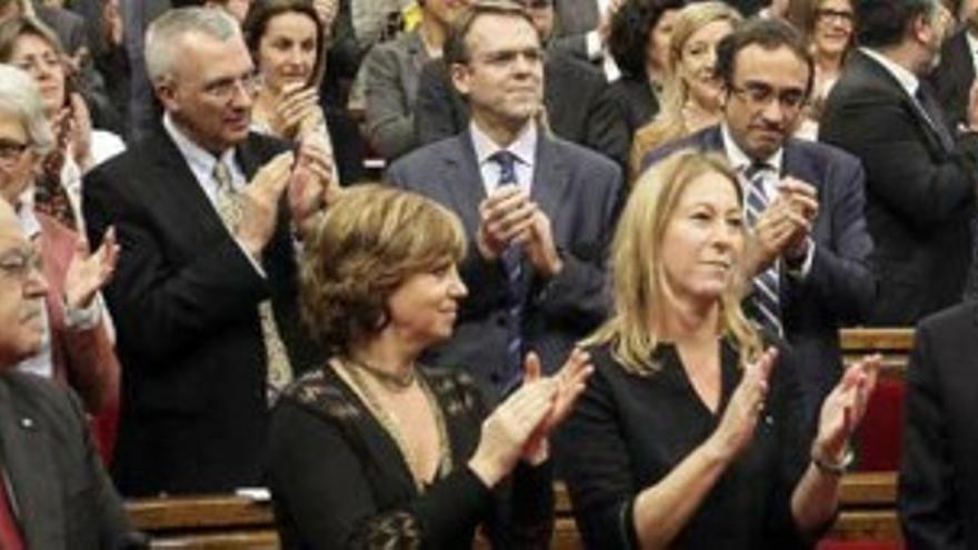 Ovación para Artur Mas en el Parlament