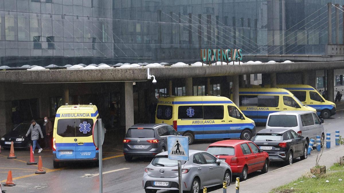 Imagen de los exteriores del Hospital Clínico de Santiago, situado en la zona de A Choupana.