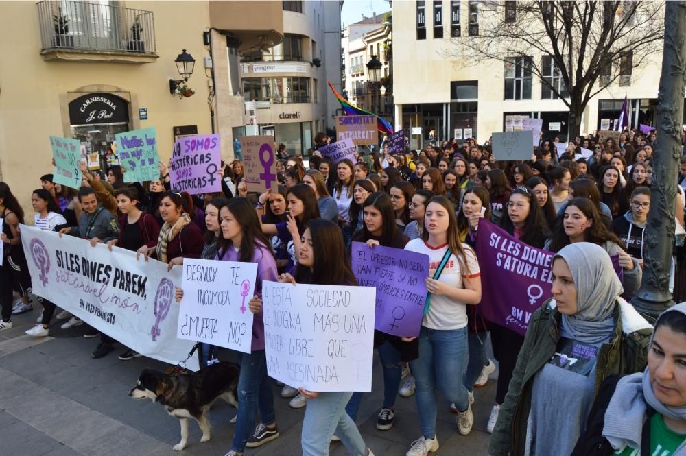 Passacarrers del 8-M a Manresa